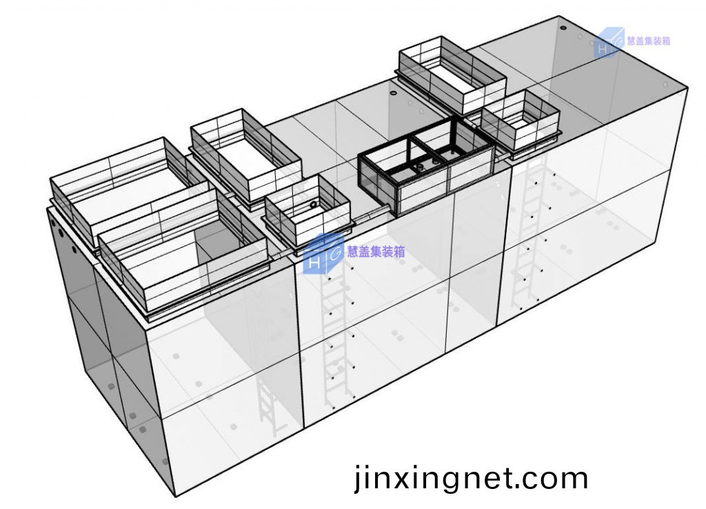 復雜(za)箱(xiang)體三維設計